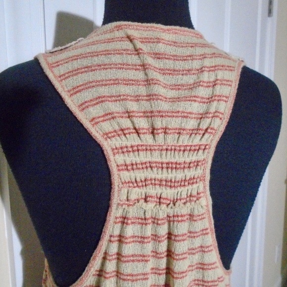 FREE PEOPLE Striped Frieda Tank M Neutral - Picture 8 of 9